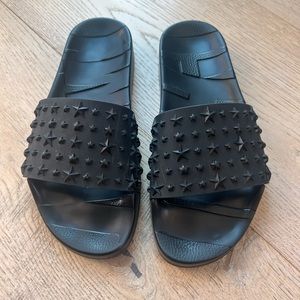 Jimmy Choo Black Slides - Like NEW!!!!!!
